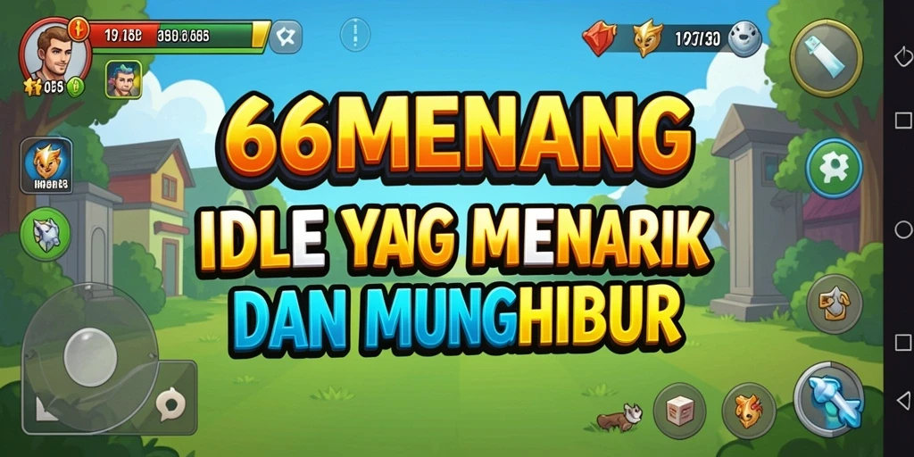 Tampilan menarik dari gameplay Idle 66MENANG.