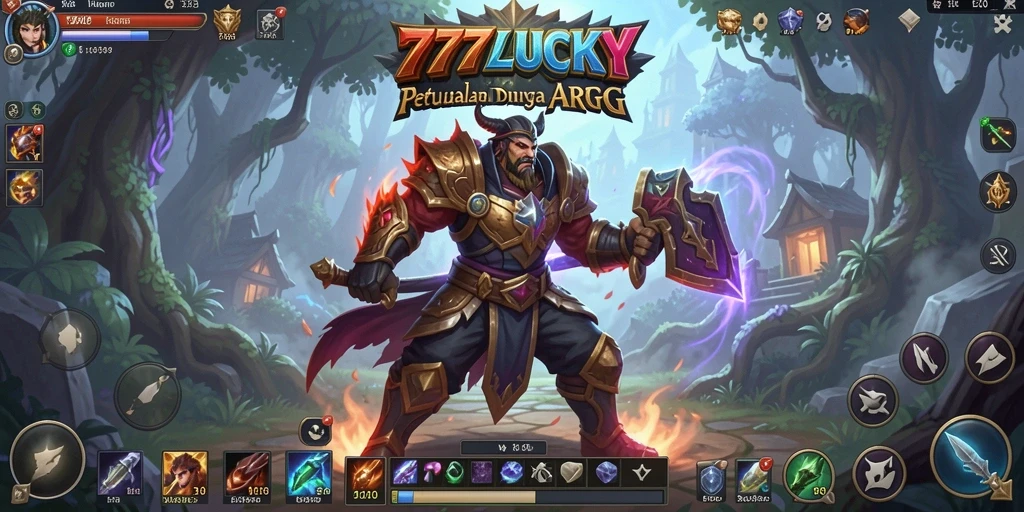 Gameplay seru dari 777LUCKY dalam petualangan ARPG.