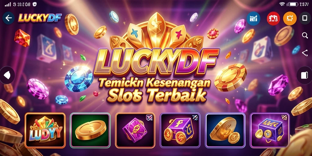 Tampilan menarik dari gameplay Slot LUCKYDF.